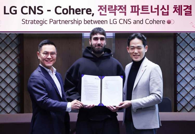 LG CNS, 캐나다 코히어와 AI 에이전트 사업 협력