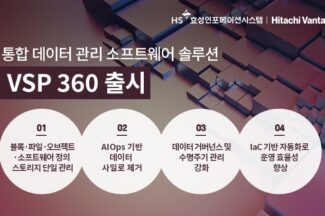 HS효성인포메이션, 통합 데이터 관리 솔루션 ‘VSP 360’ 출시