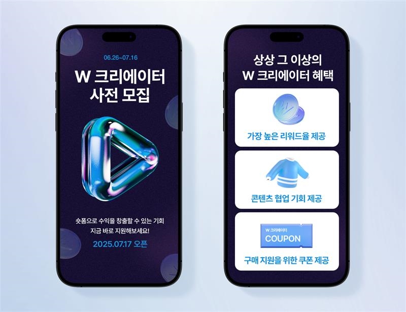 W컨셉, 숏폼 크리에이터 ‘W 크리에이터’ 사전 모집