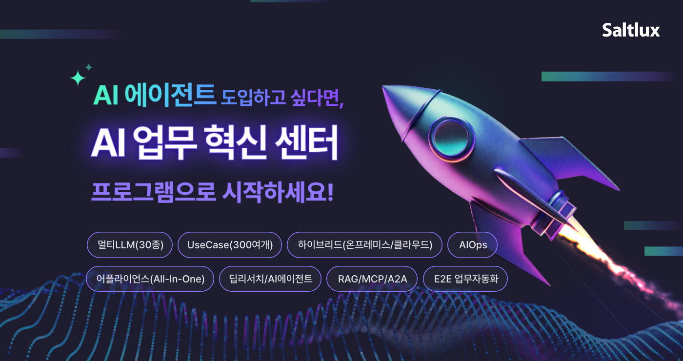 솔트룩스, ‘AI 업무혁신센터’ 공식 출범