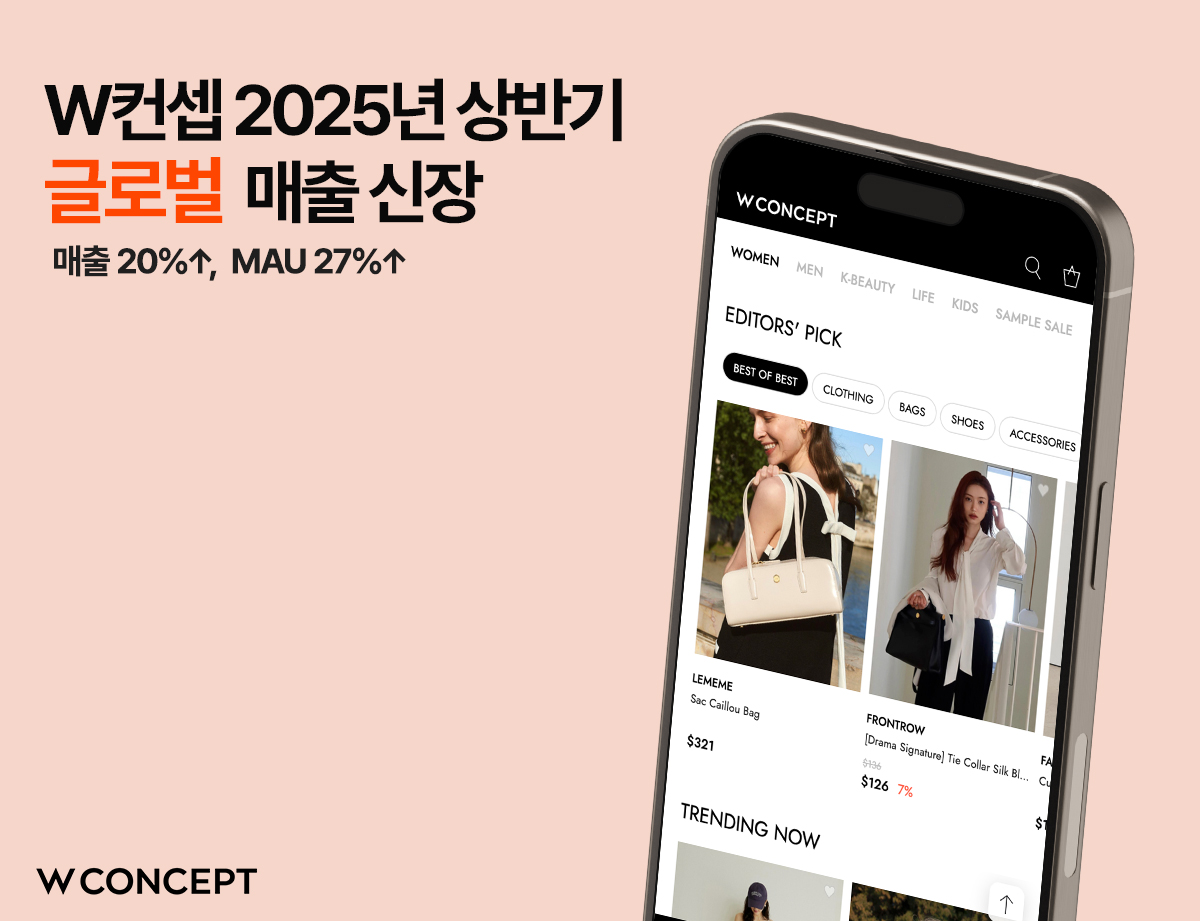 글로벌 매출 20% 키운 W컨셉…“하반기 글로벌 확장 가속화”