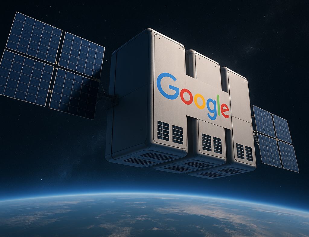 구글 “우주에 태양광 데이터센터 짓겠다”