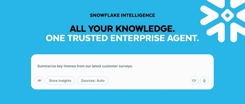 스노우플레이크, 에이전틱 AI 앱 ‘스노우플레이크 인텔리전스’ 정식 출시