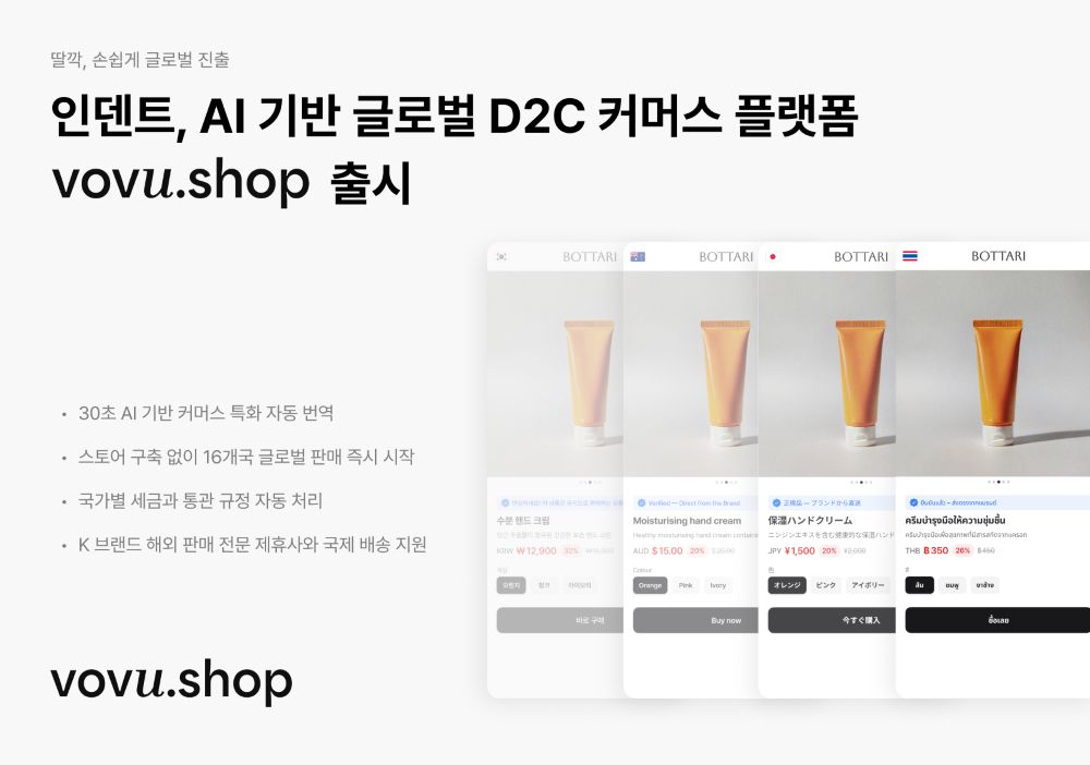 인덴트, 글로벌 진출 자동화한 ‘보부샵’ 출시